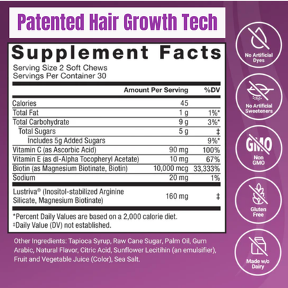 ReBloom™ – Hair Growth Accelerator Soft Chews